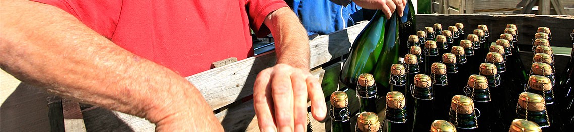 mise en bouteille du poiré Domfront